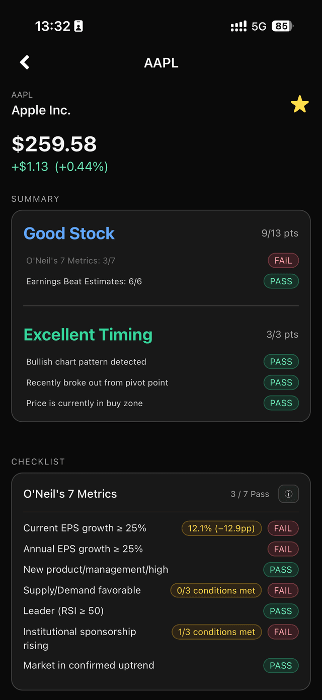 HelloStock Stock Detail